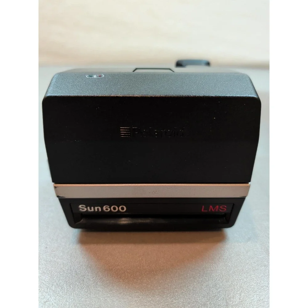 Vintage Polaroid Sun 600 LMS Instant Land Camera with Original Box and Manual
